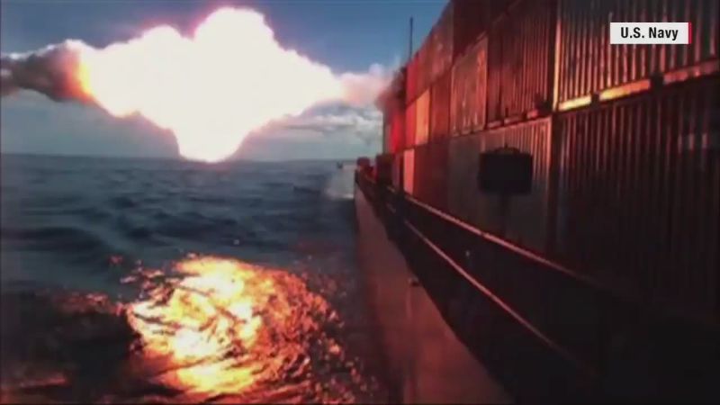 See Tomahawk Missile Strike A Ship | CNN