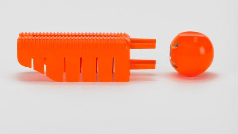 "The Alternative" device consists of a docking unit and a projective that captures a fired bullet and its energy.