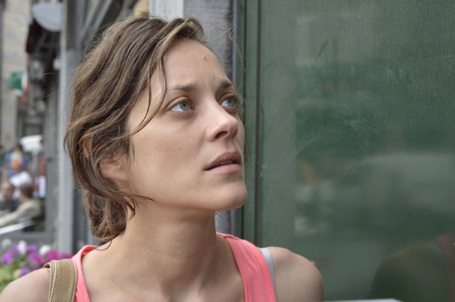 Similarly embattled, Marion Cotillard plays a working mother forced out of her job and tasked with convincing her colleagues to re-employ her in Two Days, One Night. 