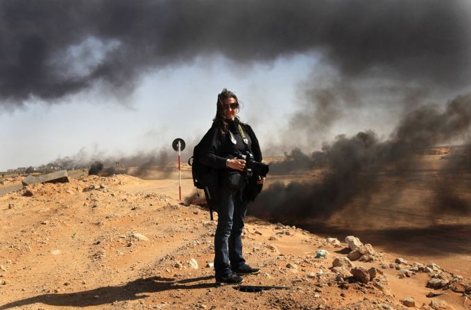 Getty Images Reportage photojournalist,  Lysney Addario (pictured), has published a new memoir about her remarkable career, called "It's What I do: A photographer's life of love and war." Click through the gallery to see her spectacular images.