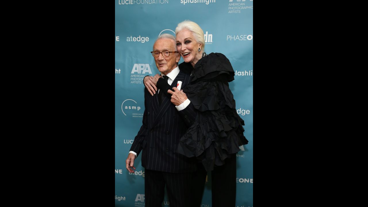 Dell'Orefice and photographer Victor Skrebneski, winner of the Lucie award for "Outstanding Achievement in Fashion," attended the 11th Annual Lucie Awards at Zankel Hall, Carnegie Hall on October 27, 2013 in New York.