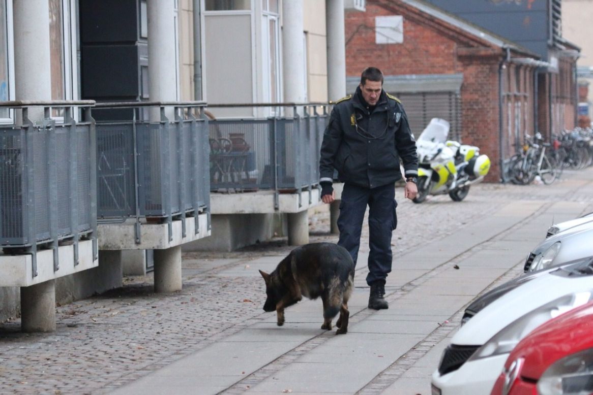 The attackers fled the scene in a dark Volkswagen Polo, according to Copenhagen police.