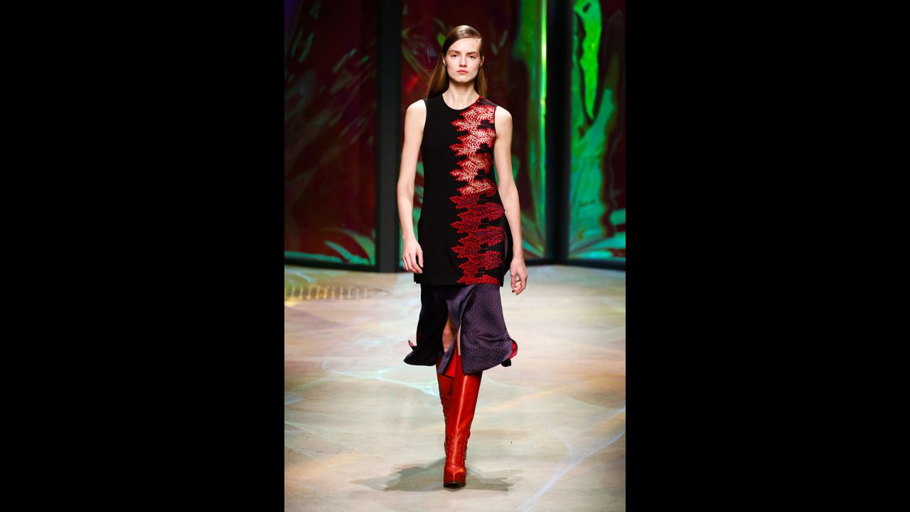 Thakoon Panichgul stuck to a long, lean and romantic silhouette for fall.