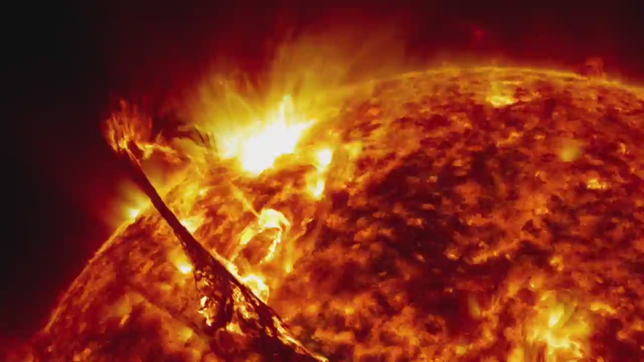 NASA's breathtaking images of the sun