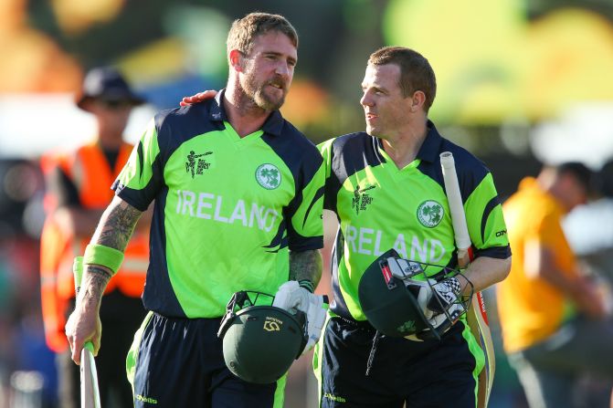 It was left to John Mooney (left) to hit the winning runs as he had done in a surprise win over England at the last World Cup.