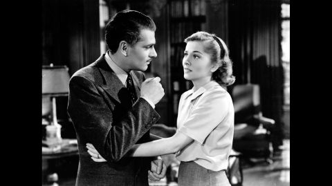 <strong>"Rebecca" (1941):</strong> After "Gone With the Wind," producer David O. Selznick scored again with another adaptation of a best-seller, Daphne du Maurier's "Rebecca." He brought Alfred Hitchcock from Britain to direct Laurence Olivier and <a href="http://www.cnn.com/2013/12/16/showbiz/joan-fontaine-obit/">Joan Fontaine</a> in a tale of a shy young woman living in the shadow of her husband's first wife. "Rebecca" was not only Hitchcock's first American film, but also his only one to win a best picture Oscar.