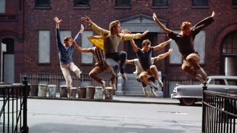 <strong>"West Side Story" (1962):</strong> "West Side Story" used the streets of New York as backdrops for this musical version of "Romeo and Juliet." The Jets and Sharks replaced the Montagues and Capulets as rival gangs ready to rumble, leading to tragedy for young lovers Tony (Richard Beymer) and Maria (Natalie Wood). The film took home 10 Oscars, including best supporting actor (George Chakiris), supporting actress (Rita Moreno) and direction (Robert Wise and Jerome Robbins, the first time the award was shared).