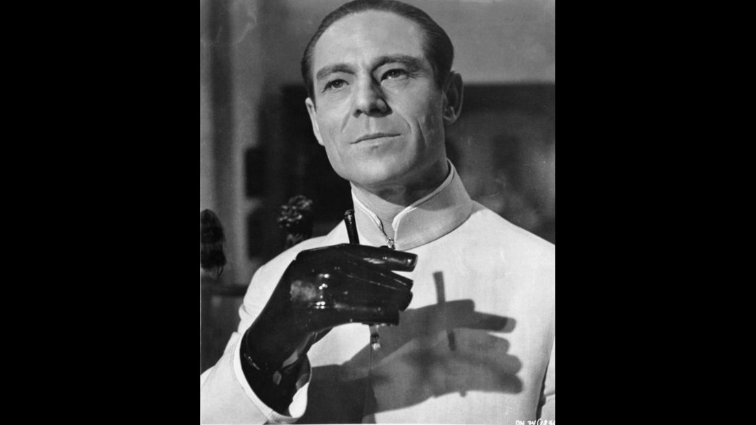 The first Bond bad guy was Joseph Wiseman, who played the title character in 1962's "Dr. No." He defined decades of Bond villains, with his secret lair, his faith in sabotage and his megalomania. Wiseman, who appeared in several TV shows and Broadway plays, died in 2009.