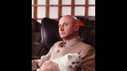 Several men have played archvillain Ernst Stavro Blofeld over the years, but the most iconic version is probably that of Donald Pleasance in 1967's "You Only Live Twice." Pleasance appeared in a number of other well-known films, including "The Great Escape" and "Halloween." He died in 1995.