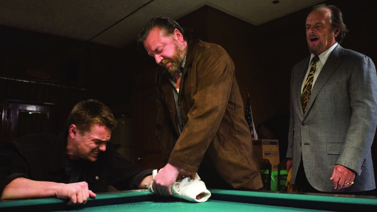 <strong>"The Departed" (2007):</strong> Director Martin Scorsese's films were often well-reviewed but couldn't win the big prize, until "The Departed," about a Boston gangster and some corrupt cops. The film stars Leonardo DiCaprio, left, Ray Winstone, and Jack Nicholson, right.