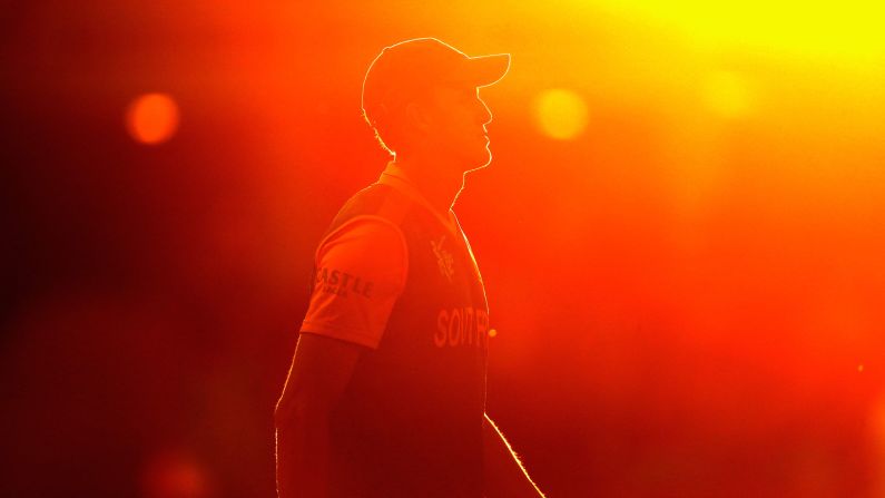 South Africa's Morne Morkel is seen in Hamilton, New Zealand, during a Cricket World Cup match on Sunday, February 15. South Africa defeated Zimbabwe by 62 runs in what was the opening tournament match for both teams.