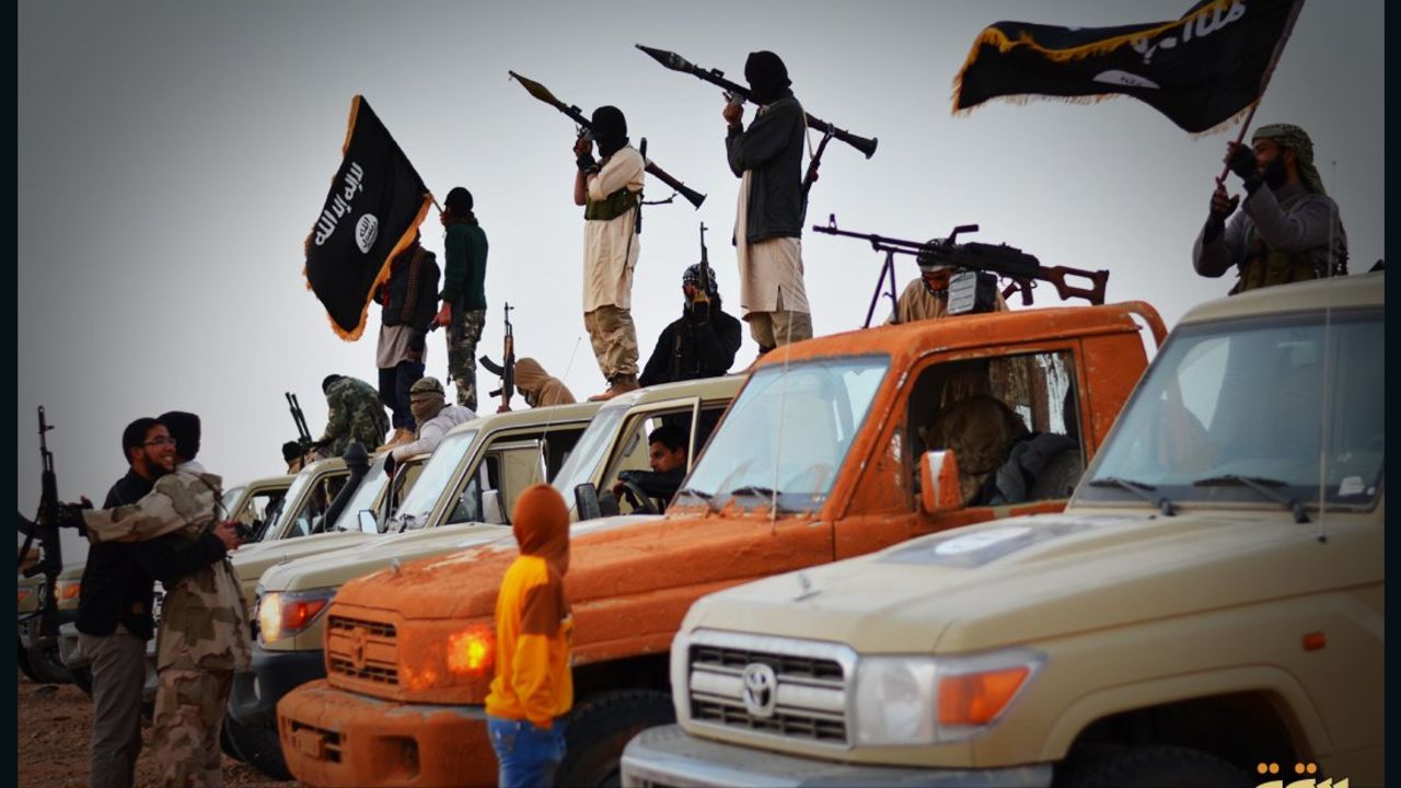 ISIS Barqa branch [or Barqa state as they like to call it] released still images shows their forces parading in the city of An Nawfaliya near Sirte, Libya.