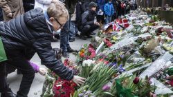 People put flowers to honour the shooting victims outside the main Synagogue of Copenhagen on February 16, 2015, after last week-end two fatal attacks. The attacks, which targeted a debate on Islam and free speech and a synagogue, came just a month after the Islamist attacks in Paris at satirical newspaper Charlie Hebdo office and a Kosher Supermarket.

AFP PHOTO / CLAUS BJOERN LARSENCLAUS BJOERN LARSEN/AFP/Getty Images