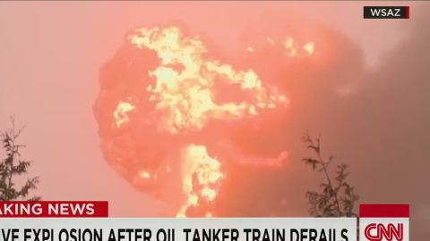 Federal officials Friday revealed what caused a huge train derailment and fire last February.