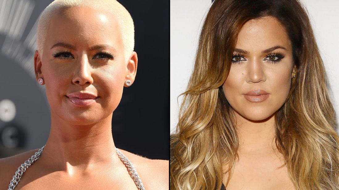 Model Amber Rose served it up to reality Khloe Kardashian on Twitter after Kardashian criticized her for talking about Kardashian's younger sister Kylie Jenner during an interview. Let's just say the word "hoe" was used. 