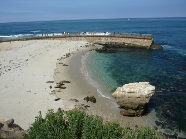 California's La Jolla Cove is one of the San Diego area's most photographed beaches. The Empress Hotel of La Jolla offers rates from $180 per night through TripAdvisor over the next two months.