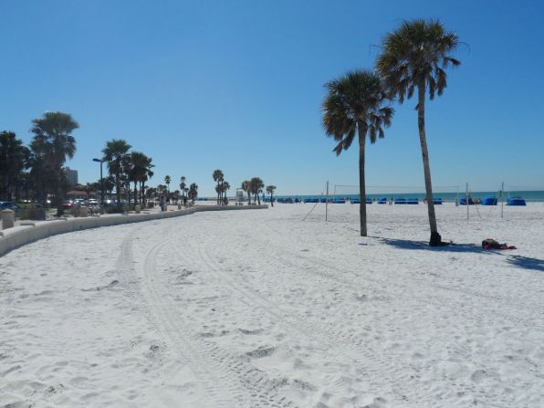 Clearwater Beach in Florida comes in at No. 8 on the U.S. beaches list. Rates at the Ebb Tide Waterfront Resort start at $189 on TripAdvisor over the next two months.