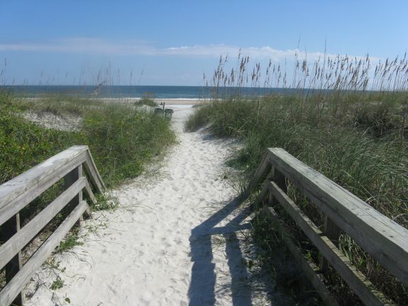 St. Augustine Beach is a great spot for family getaways on Florida's Atlantic Coast. 