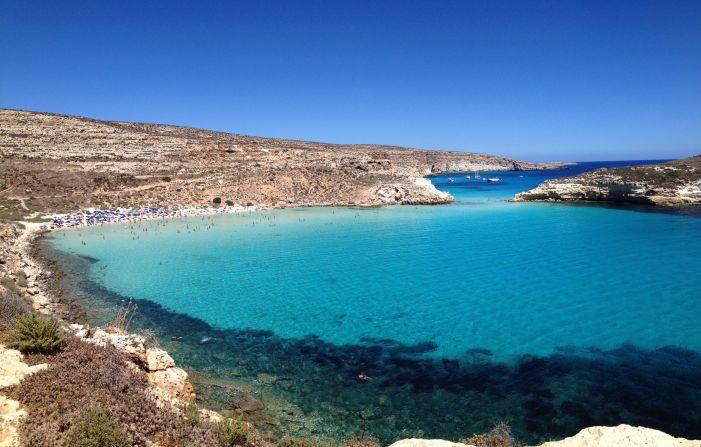 Rabbit Beach on the Italian island of Lampedusa moved up one spot from 2014 to become the No. 3 beach in the world, according to this year's Travelers' Choice list. Visit from May to September for the best swimming weather. 