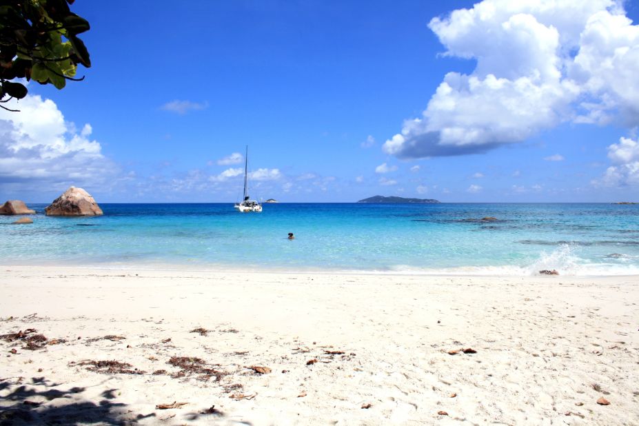 Anse Lazio on Praslin Island in the Seychelles is this year's No. 6 beach on TripAdvisor's global list.