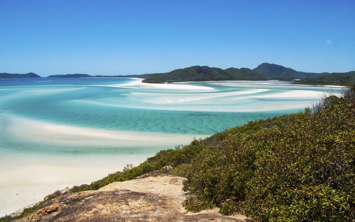 Whitehaven Beach on Whitsunday Island in Australia is this year's No. 9 Travelers' Choice beach. "Sand is like sugar! Under the sun, you must use dark glasses," wrote one recent TripAdvisor reviewer.