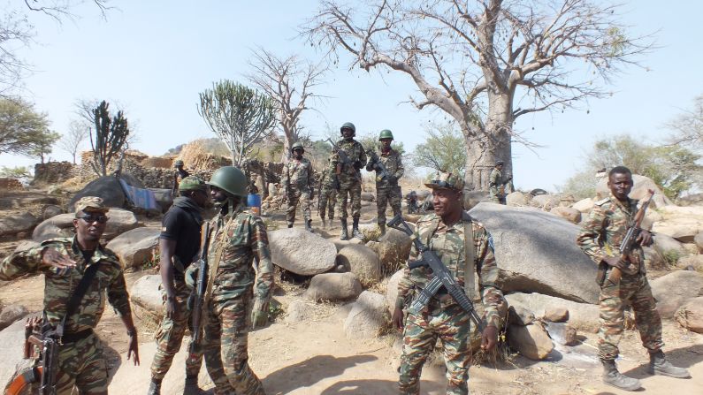 Cameroonian forces are seen in Mabass, a village in northern Cameroon that overlooks a Boko Haram base in Madagali, Nigeria. Boko Haram militants <a  target="_blank">attacked Mabass and the village of Makxy</a> on January 18. Boko Haram is an <a >Islamist militant group</a> that has been waging a campaign of terror aimed at instituting its extreme version of Sharia law. Much of its violence has taken place in Nigeria. But neighboring countries, such as Cameroon and Chad, have also been affected.