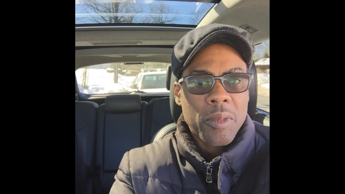 Another former "Saturday Night Live" star, Chris Rock, posted this selfie on Friday, February 13, a couple of days before appearing on the anniversary show. "Just got pulled over by the cops wish me luck," <a href="http://instagram.com/p/zC_LBSimwy/?modal=true" target="_blank" target="_blank">he said on Instagram.</a>