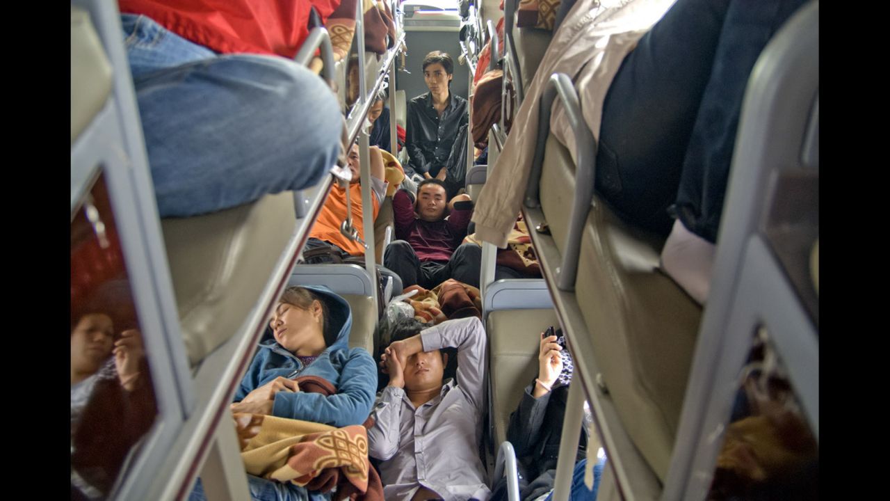 The Lunar New Year is the only time year China's army of migrant workers gets to go home. They squeeze into trains and buses for the Spring Festival break, and after the New Year festivities, the nightmare starts over as they travel back to the factories in which they work.