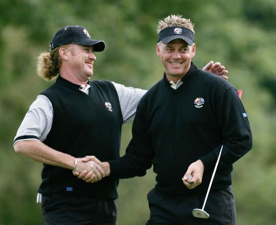 Clarke beat off competition from Spain's Miguel Angel Jimenez (pictured) to become captain, with Denmark's Thomas Bjorn also under consideration by Europe's five-man selection panel that included former skippers Paul McGinley, Jose Maria Olazabal and Colin Montgomerie.
