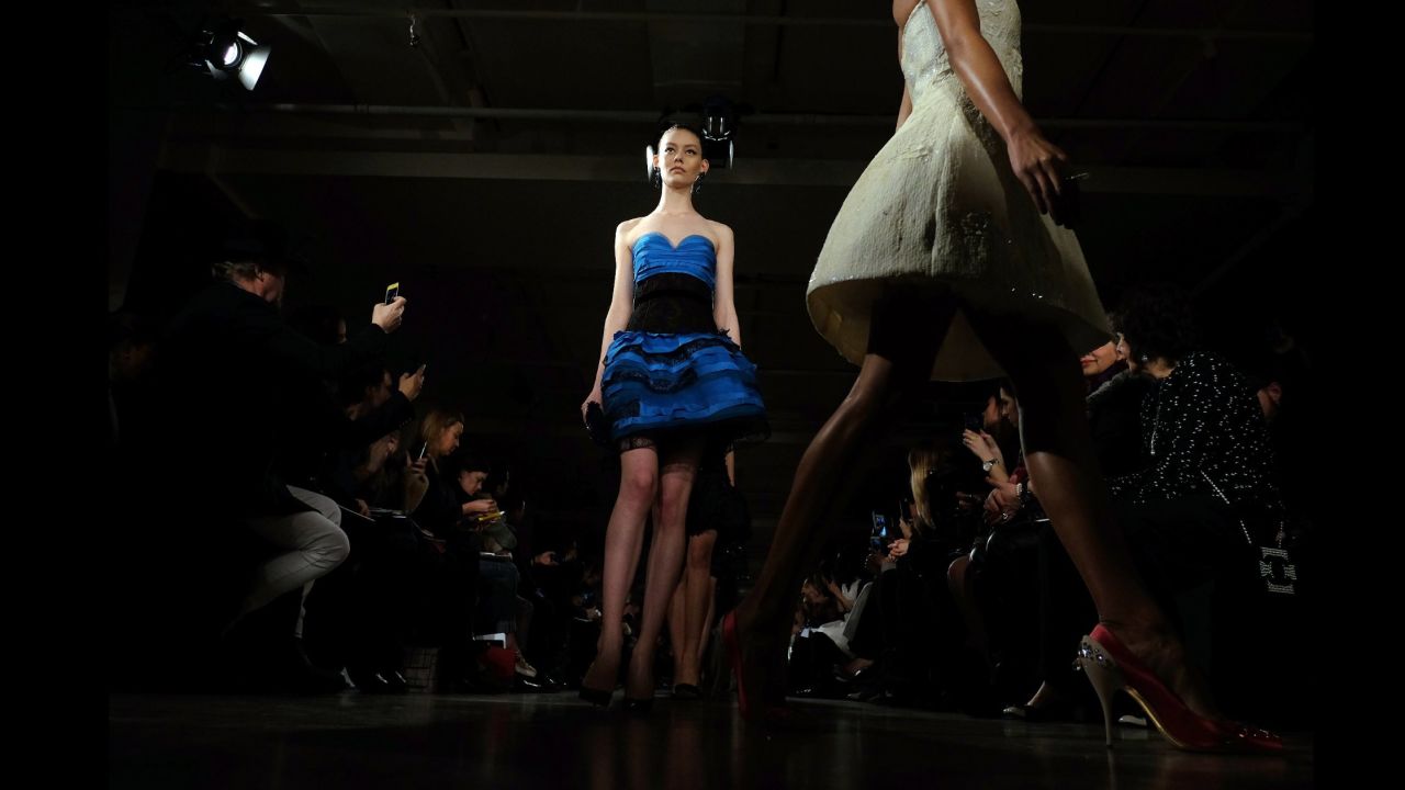 Peter Copping debuted his first collection as the creative director for Oscar de la Renta. The legendary designer appointed Copping as his successor before his death <a href="http://www.cnn.com/2014/10/20/living/oscar-de-la-renta-death/">in October. </a>