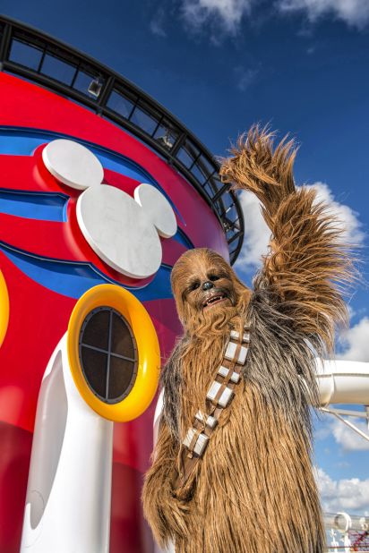 Who doesn't love a walking carpet on a cruise? Just don't let Chewie see the stormtroopers.