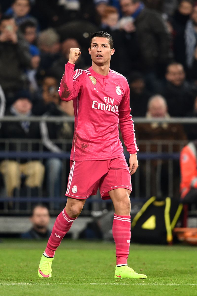 ronaldo pink shirt