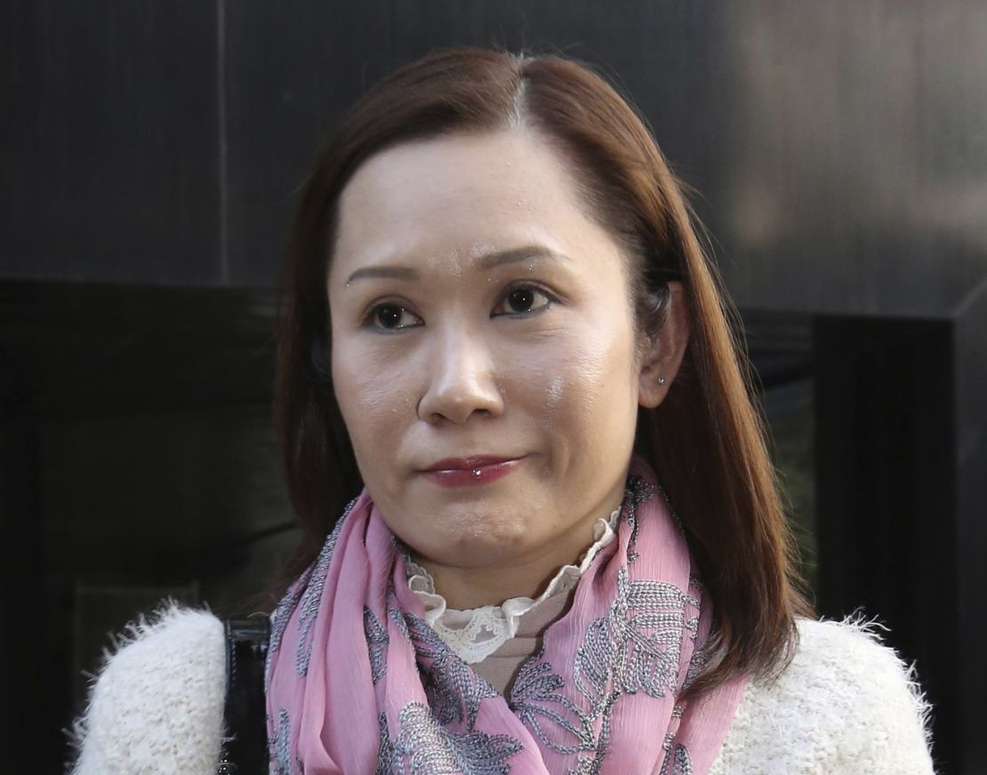 Erwiana's former employer, Law Wan-tung, seen leaving court on December 8, 2014.