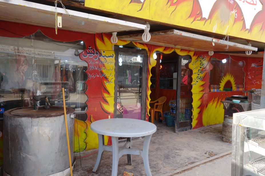 The Zaatari refugee camp contains hundreds of restaurants, stores and markets. Some are pop-up shops, others are more finished and much like you'd find in cities around the world.