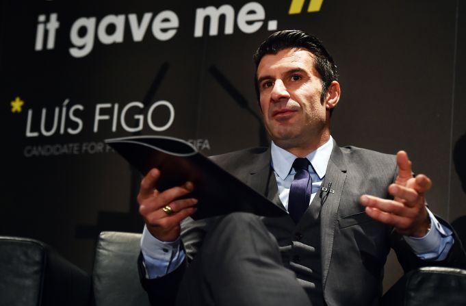 Former Portugal captain Luis Figo pulled out just a week before May's election, referring to the process as "a plebiscite for the delivery of absolute power to one man."