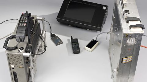 Stephen Hawking's first voice synthesizer. Now on display in London's Science Museum.