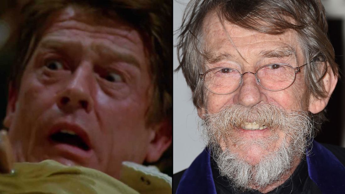 In the first film's bloodiest and most famous scene, John Hurt gave unexpected birth to an alien that burst from his chest. The British actor, who died in January 2017, went on to appear in "The Elephant Man," "V for Vendetta," "Indiana Jones and the Kingdom of the Crystal Skull" and the "Harry Potter" film series.