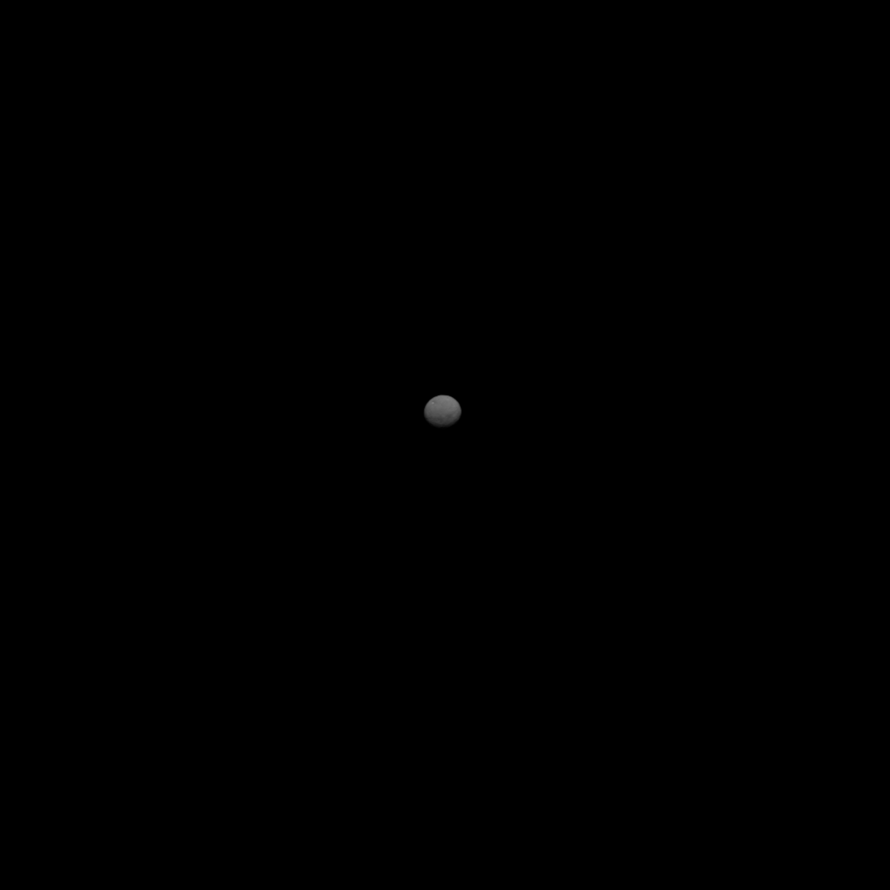 Dawn took this picture on approach to Ceres on January 25. It was about 147,000 miles (237,000 kilometers) from the dwarf planet.