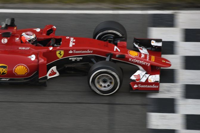Kimi Raikkonen also showed impressive pace in the 2015 Ferrari as the Prancing Horse looks to build on a promising start to the season in testing.
