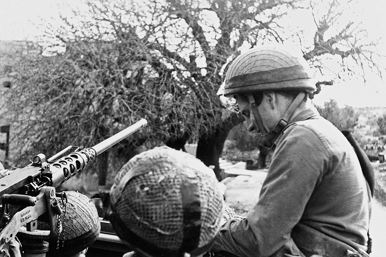 Netanyahu serves in the Sayeret Matkal, an elite commando unit of the Israeli army, in 1971. He spent five years in the unit.