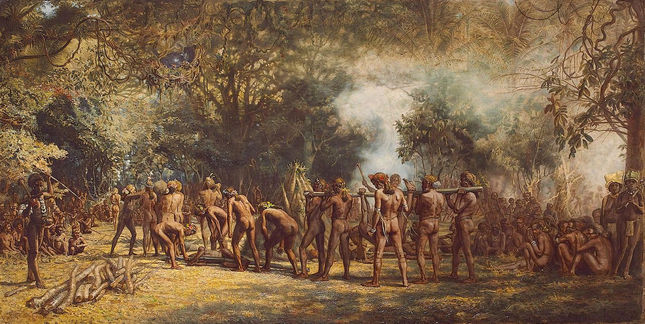 "Cannibal Feast on the Island of Tanna" by Charles Gordon Frazer