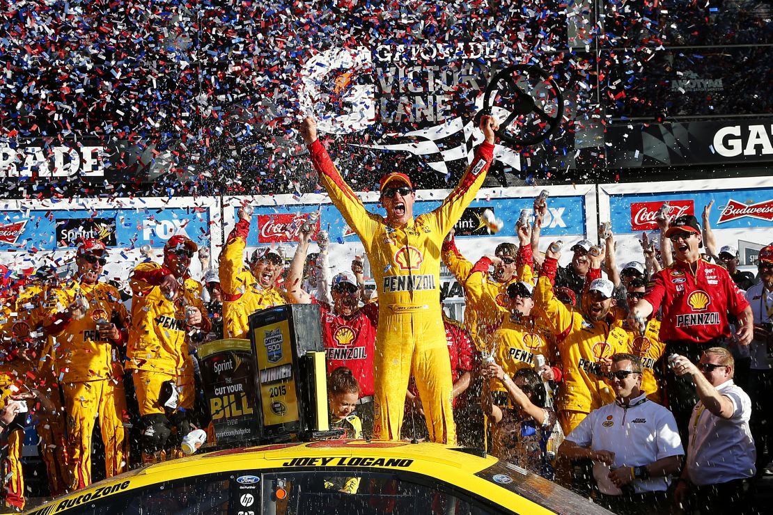 Joey Logano won last year's NASCAR Sprint Cup Series Daytona 500 at Daytona International Speedway.