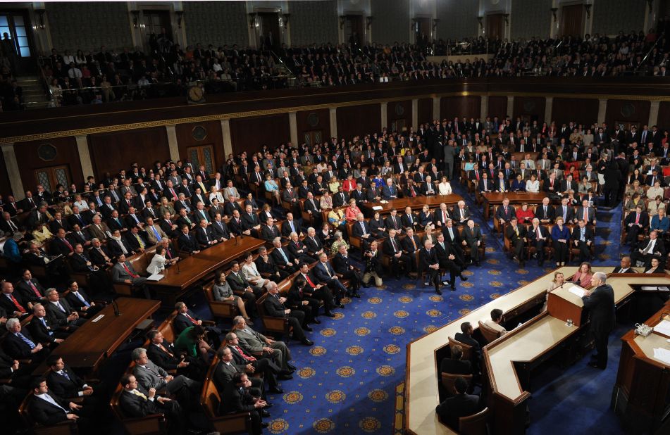 Netanyahu addresses a joint session of the US Congress in May 2011. He said that he was prepared to make "painful compromises" for a peace settlement with the Palestinians, but he repeated that Israel will not accept a return to its pre-1967 boundaries.