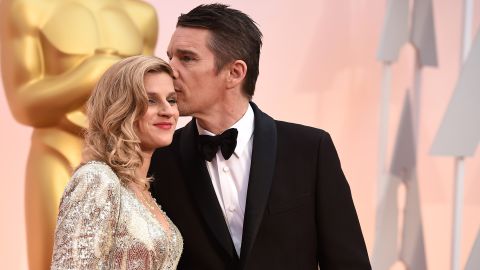 Ethan Hawke and his wife, Ryan