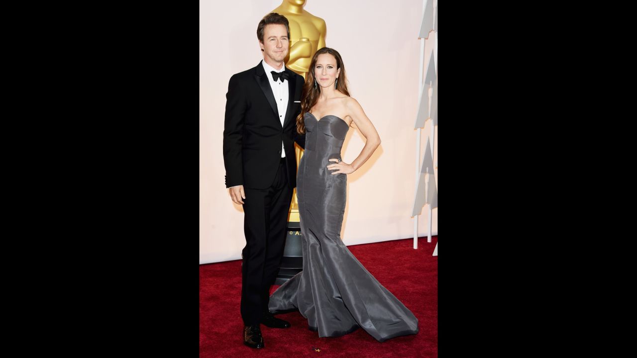 Ed Norton and Shauna Robertson