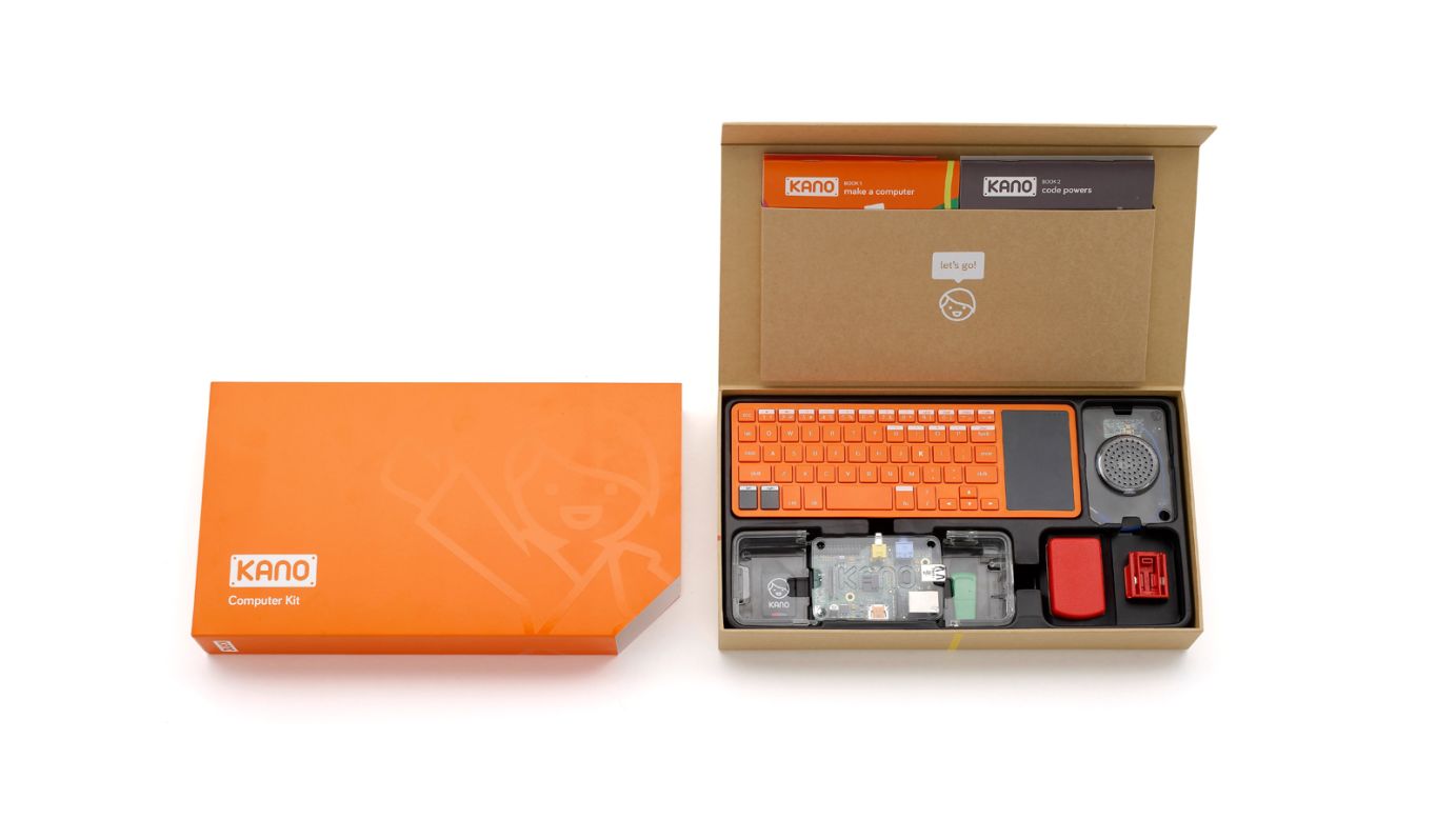 The<a href="http://www.kano.me/kit" target="_blank" target="_blank"> Kano computer kit </a>is as simple as Lego and powered by Raspberry Pi. Aimed at children and young adults it's intended as an introduction to computer programming and is completely customizable. 