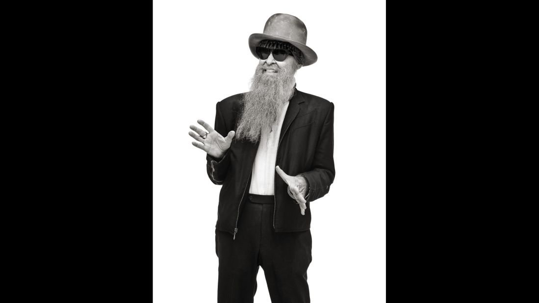 Every year car enthusiasts from around the country attend vintage car shows hosted by The Kontinentals, a car club based in Austin, Texas. Here, Billy Gibbons of ZZ Top poses for photographer George Brainard's camera. Gibbons also wrote the introduction to Brainard's new book, "All Tore Up."