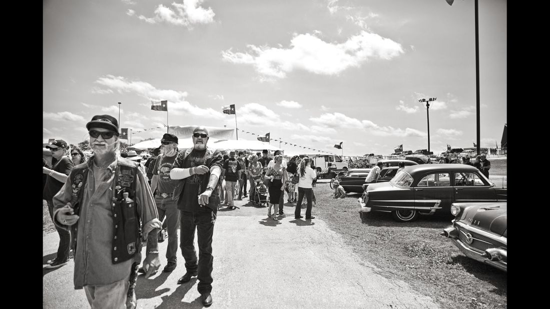 A view of the car show grounds. Every year the show sees an increase in attendance. 