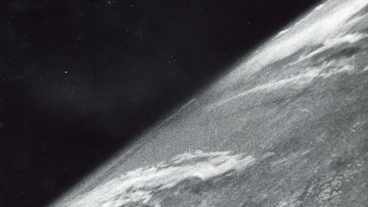 Nearly 700 photographs from the golden age of space exploration are being sold by Bloomsbury Auctions in London. The sale includes iconic images and a large number of rarely seen photographs from NASA. Seen here is the first photo from space, captured on October 24, 1946, by a camera attached to a V-2 missile and launched from New Mexico. The official boundary of space is the Karman line, which lies at an altitude of 62.5 miles.