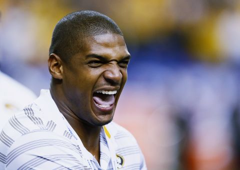 Openly gay football player Michael Sam was partnered with pro dancer Peta Murgatroyd.